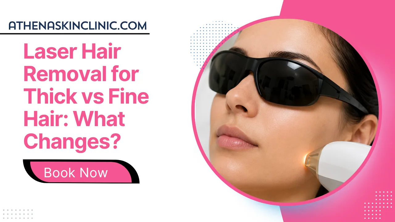 laser hair thickness: thick vs fine hair